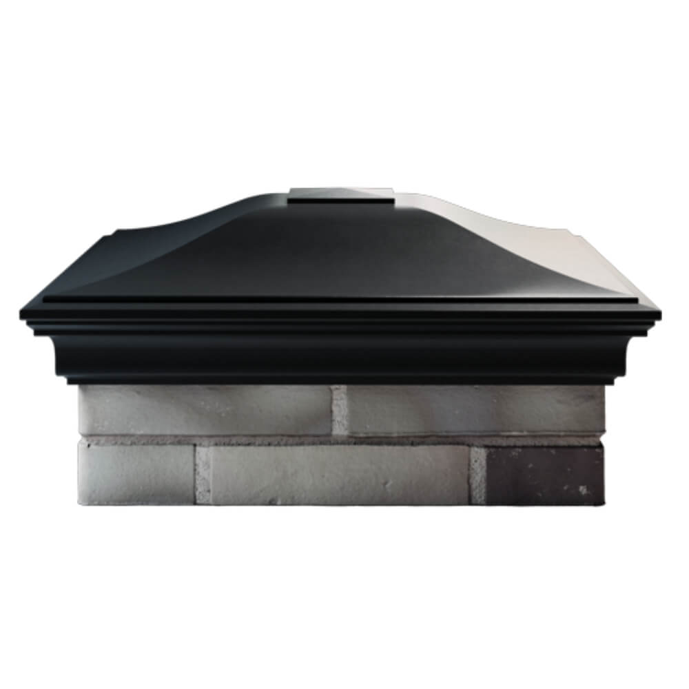 Колпак Zking Монблан Черный на столб 2х2 кирпича (515х515мм) в Набережных Челнах фото