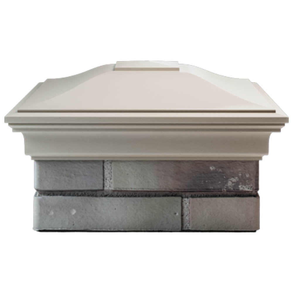 Колпак Zking Монблан Бежевый на столб 1.5х1.5 кирпича (385х385мм) Набережные Челны фото