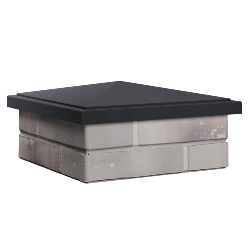 Колпак Zking БонаМоно Серый на столб 1.5х1.5 кирпича (385х385, 400х400мм) в Набережных Челнах фото