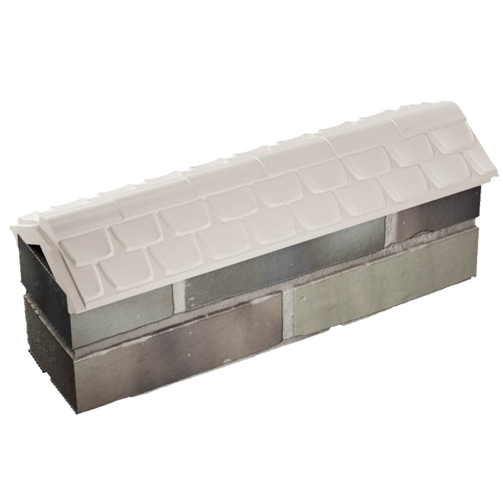 Парапет Zking Эльбрус Бежевый с посадкой на 0.5 кирпича (130мм) в Набережных Челнах фото