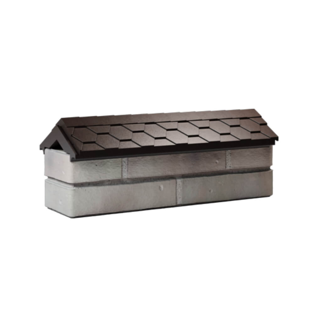 Парапет Zking Эверест Коричневый с посадкой на 0.5 кирпича (130мм) Набережные Челны фото