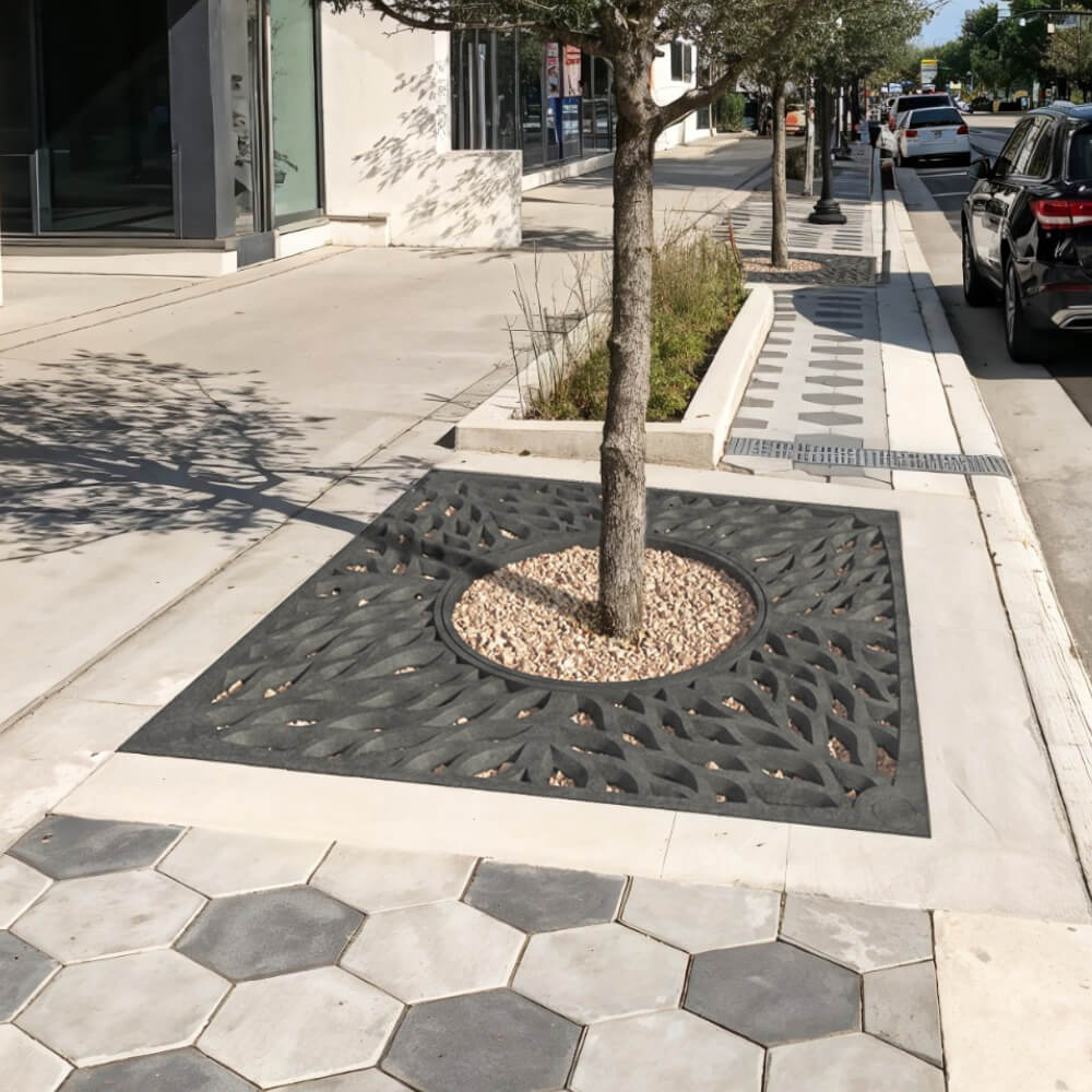 Приствольная решетка для дерева ZKING CRUST 2х2м Черная в Набережных Челнах фото