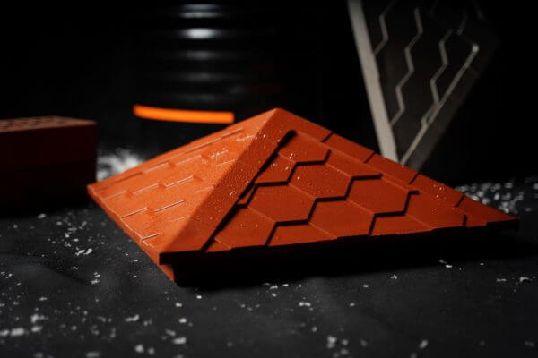 Колпак Zking Эверест Красный на столб 1.5х1.5 кирпича (390х390мм) в Набережных Челнах фото