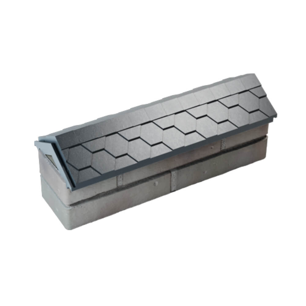 Парапет Zking Эверест Серый с посадкой на 0.5 кирпича (130мм) в Набережных Челнах фото