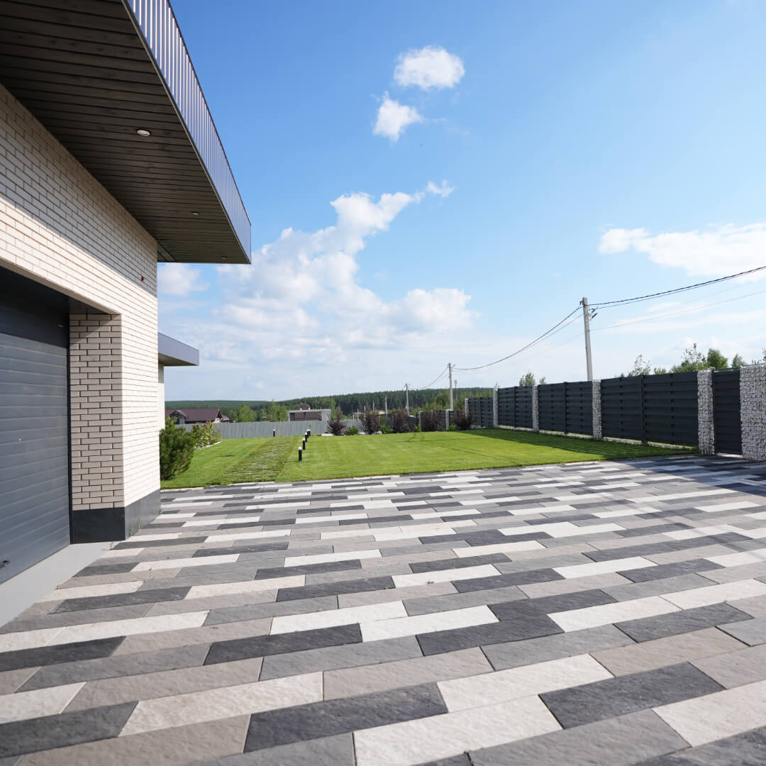 Шаговая плита STONE Черный Сланец 990х330х55мм в Набережных Челнах фото